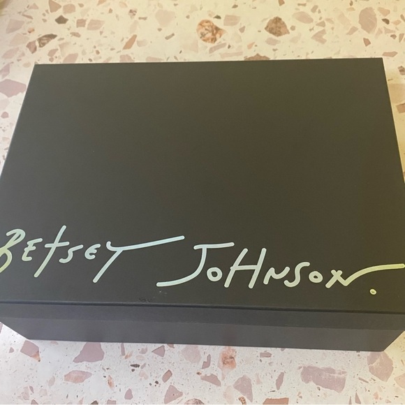 Betsey Johnson Iris Champagne Rhinestone Ankle Strap Stiletto Heels Pumps New - Picture 11 of 14